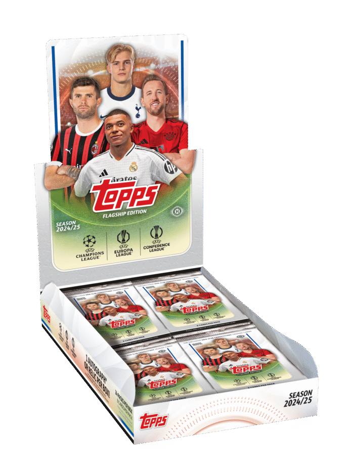 2024-25 Topps UEFA Club Competitions Soccer Hobby Box