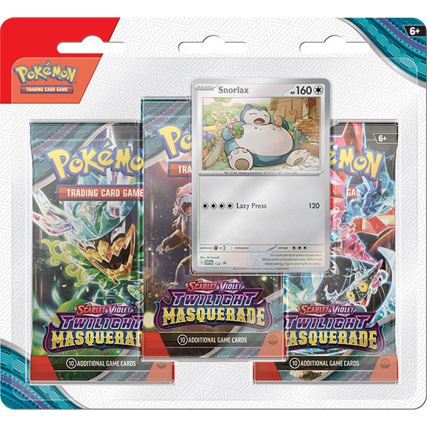 Pokemon: Scarlet & Violet 06 - Twilight Masquerade 3 Booster Pack Blister