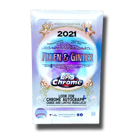 2021 Topps Allen & Ginter Chrome Baseball Hobby Box