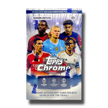 2023-24 Topps UEFA Club Competitions Chrome Soccer Hobby Box