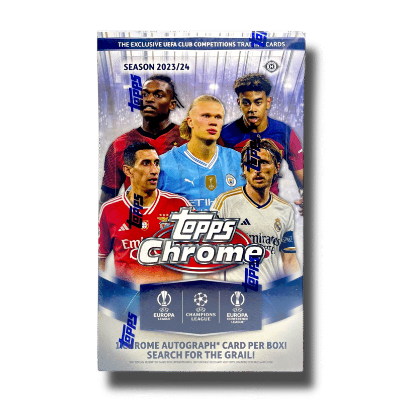 2023-24 Topps UEFA Club Competitions Chrome Soccer Hobby Box