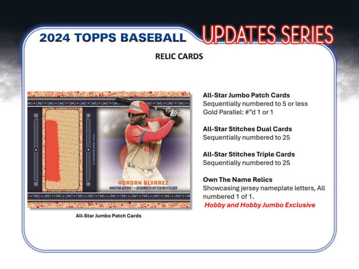 2024 Topps Update Series Baseball HTA Jumbo Box