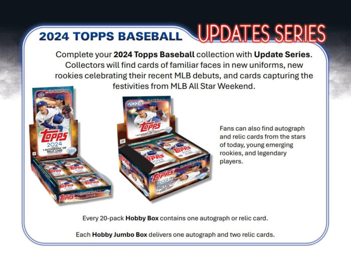 2024 Topps Update Series Baseball HTA Jumbo Box