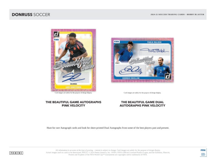 2024-25 Panini Donruss Soccer Hobby Exclusive Blaster Box