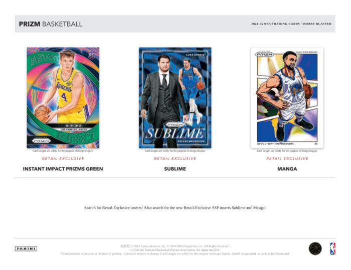 2024-25 Panini Prizm Basketball Hobby Exclusive Blaster Box