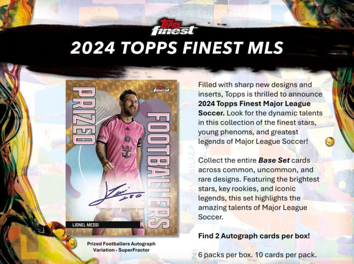 2024 Topps MLS Finest Hobby Box