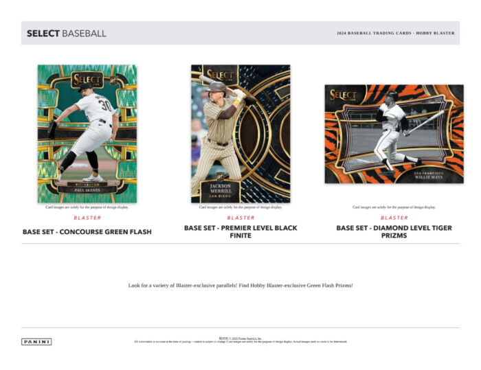 2024 Panini Select Baseball Hobby Exclusive Blaster Box