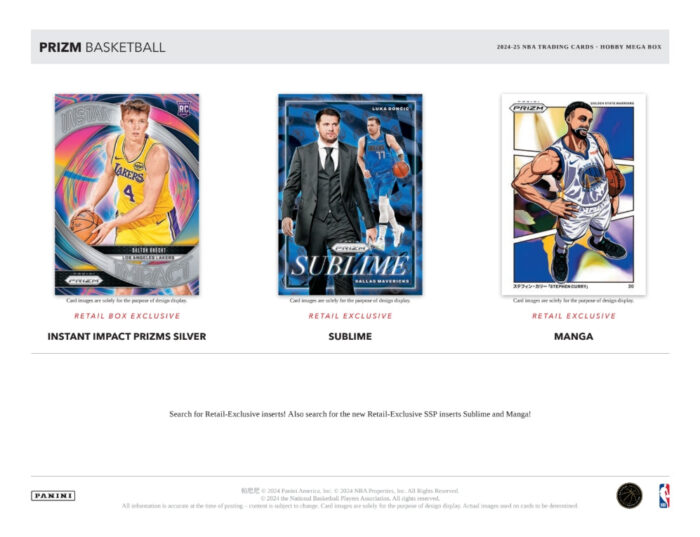 2024-25 Panini Prizm Basketball Hobby Exclusive Mega Box