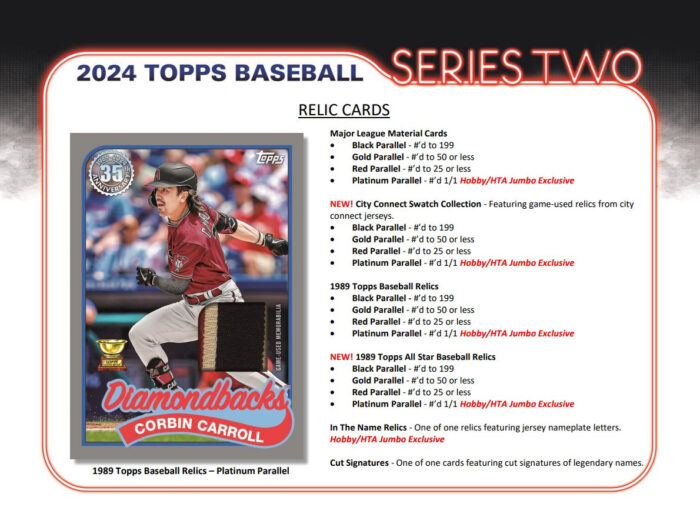 2024 Topps Series 2 Baseball HTA Jumbo Box