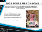 2024 Topps Chrome MLS Soccer Hobby Box