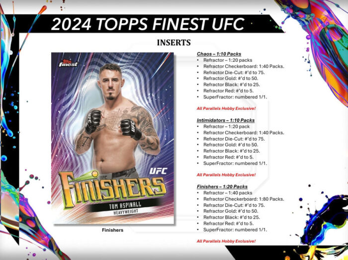 2024 Topps UFC Finest Hobby Box