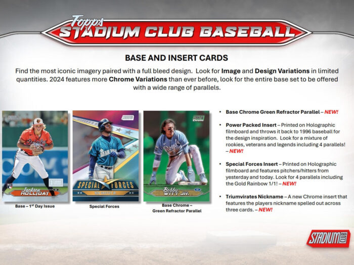 2024 Topps Stadium Club Baseball Hobby Box