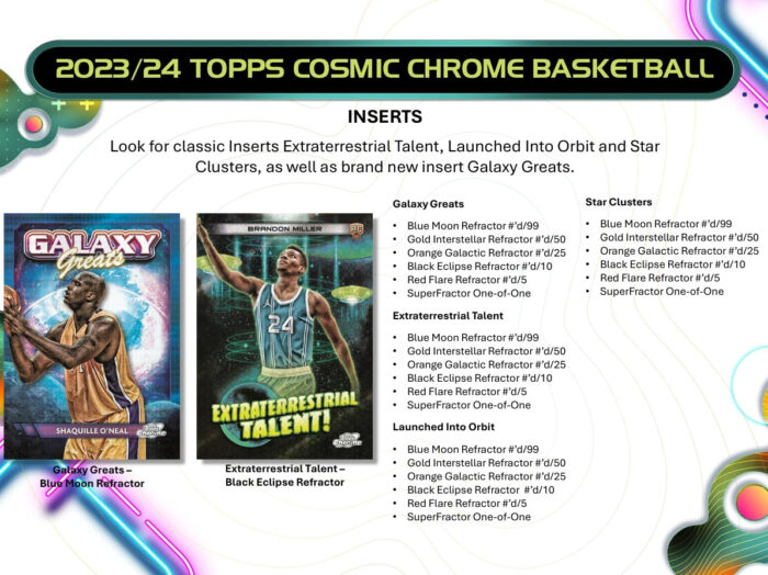 2023-24 Topps Cosmic Chrome Basketball Hobby Box