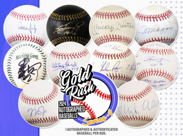 2024 Gold Rush Autographed Baseball Edition Series 4 Box
