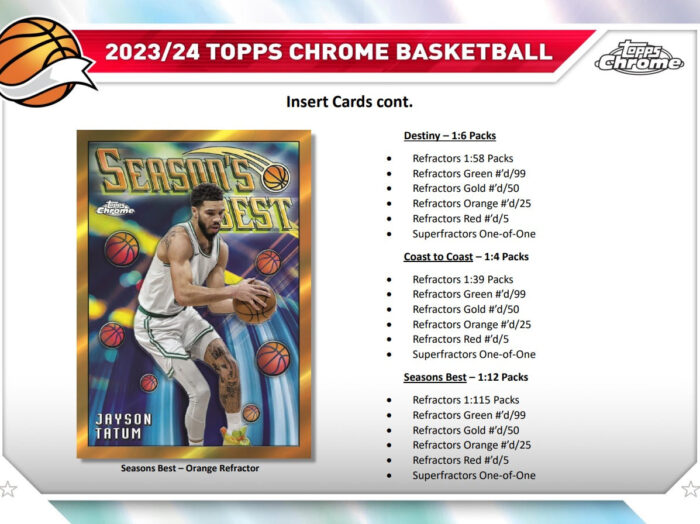 2023-24 Topps Chrome Basketball Blaster Box