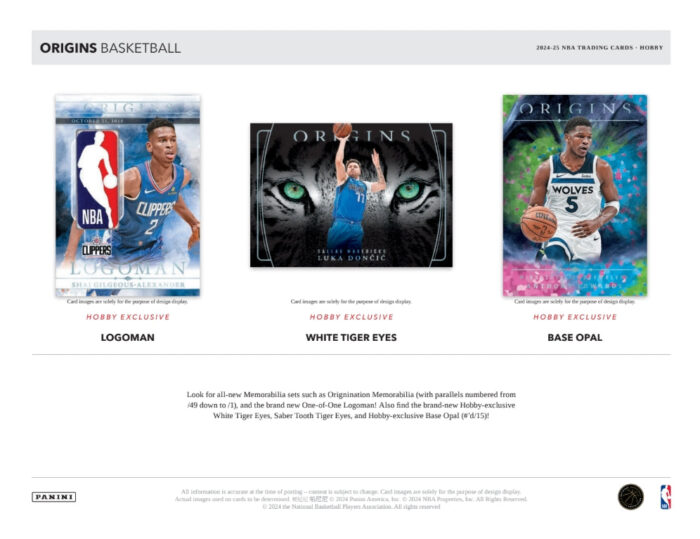 2024-25 Panini Origins Basketball Hobby Box