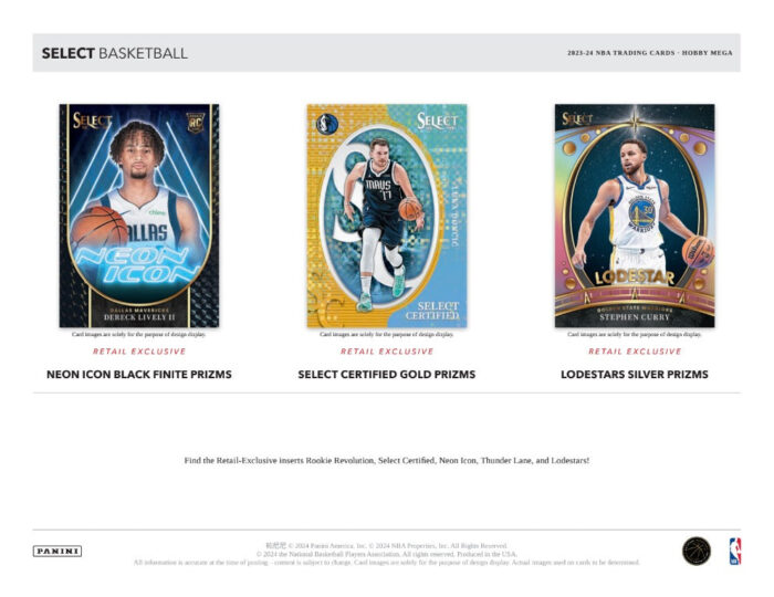 2023-24 Panini Select Basketball Hobby Exclusive Mega Box