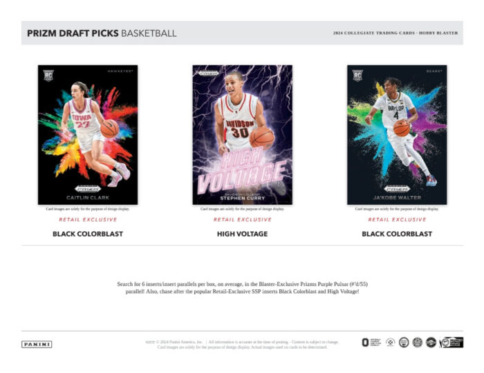 2024 Panini Prizm Collegiate Draft Picks Basketball Hobby Exclusive Blaster Box