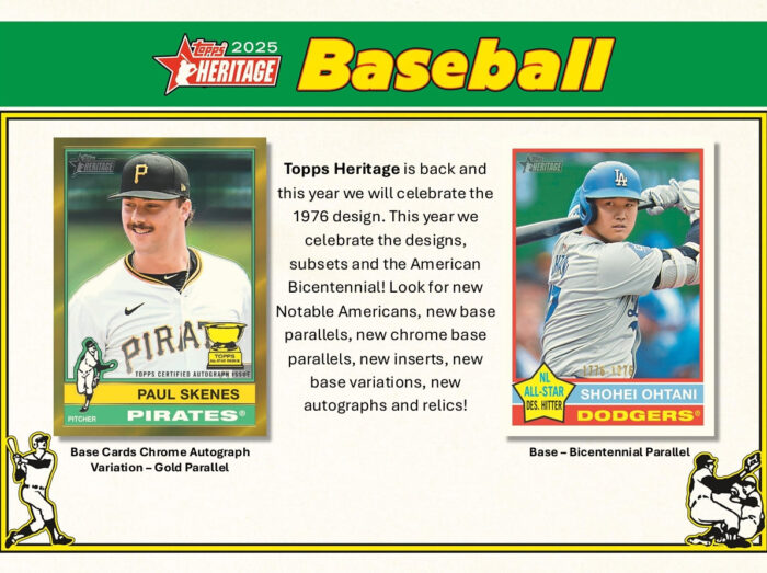 2025 Topps Heritage Baseball Mega Box