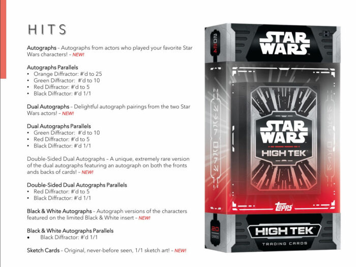 2024 Topps Star Wars High-Tek Hobby Box