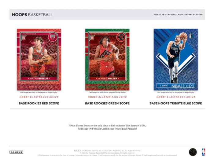 2024-25 Panini NBA Hoops Basketball Hobby Exclusive Blaster Box