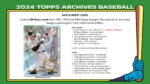 2024 Topps Archives Baseball Collector's Box