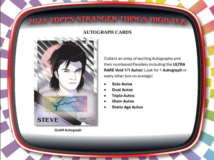 2025 Topps Stranger Things High Tek Hobby Box
