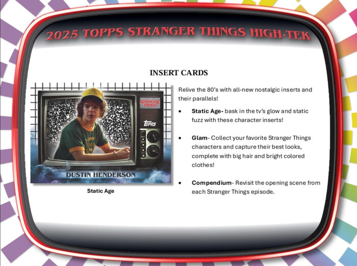 2025 Topps Stranger Things High Tek Hobby Box