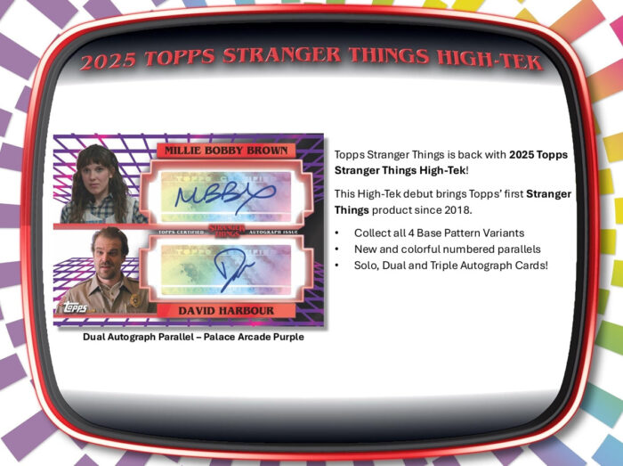 2025 Topps Stranger Things High Tek Hobby Box