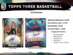 2023-24 Topps Three Basketball Hobby Box