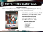 2023-24 Topps Three Basketball Hobby Box