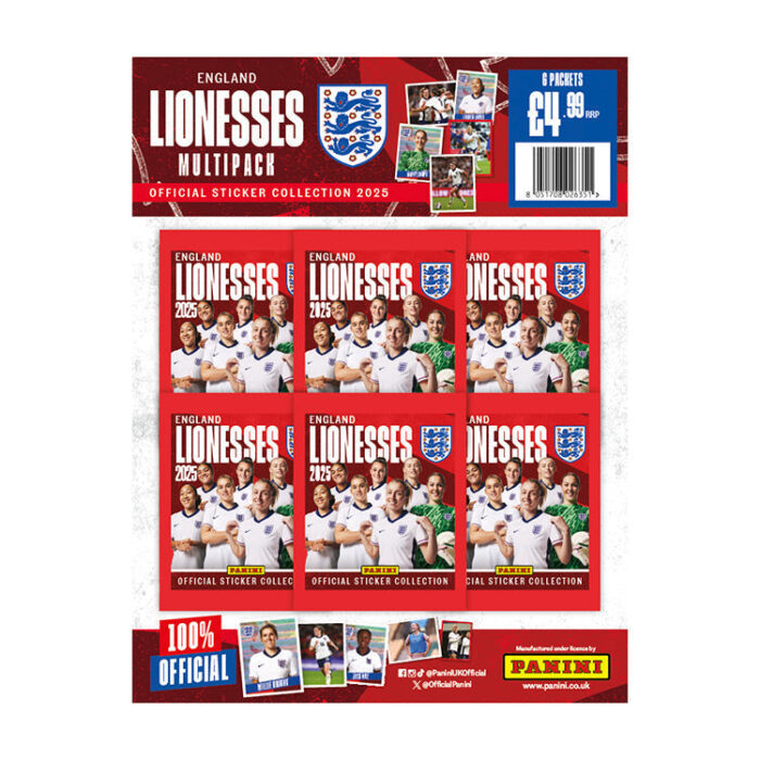 England Lionesses Official Sticker Collection 2025
