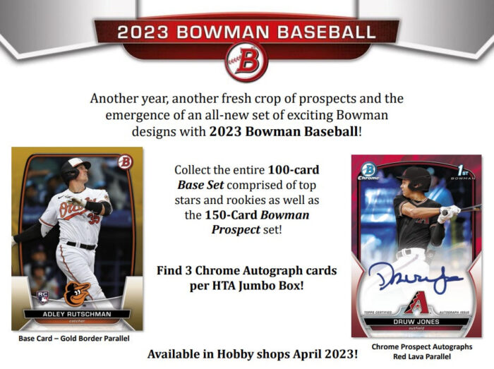 2023 Bowman Baseball Jumbo Box