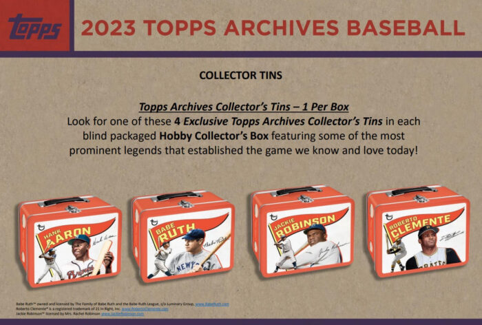 2023 Topps Archives Baseball Collector Box