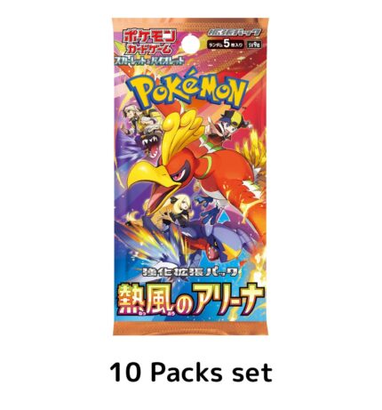 Hot Wind Arena Booster Pack – Japanese Pokémon Cards SV9a (10-Pack Set)