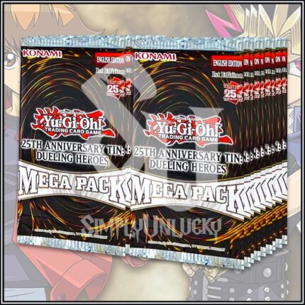 Yu-Gi-Oh! 36x Dueling Heroes 25th Anniversary Tin Mega Packs