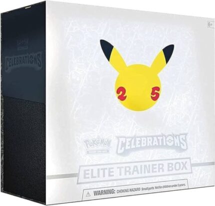 Pokémon TCG 25th Anniversary Trading Cards Celebrations Elite Trainer Box