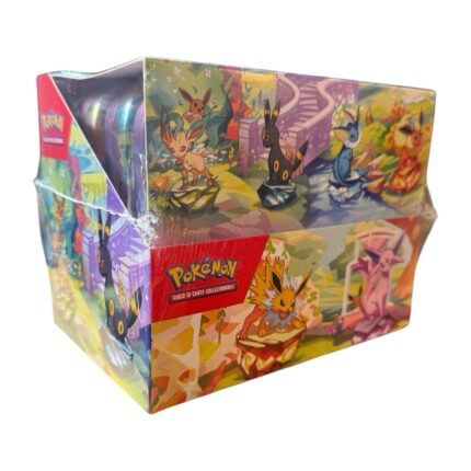 Pokemon Prismatic Evolutions Box 8 Mini Tin
