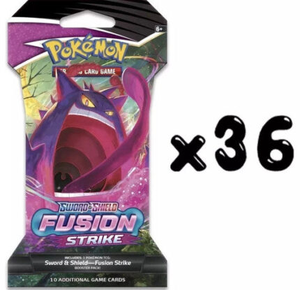 Pokémon TCG x36 Fusion Strike Sleeved Blister Pack Booster Box